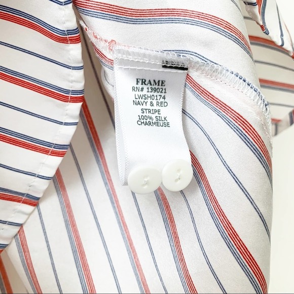 FRAME Women’s Le Scarf Silk Sleeveless Blouse L - Picture 9 of 10